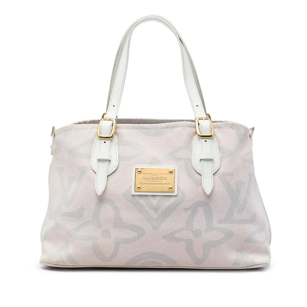 Louis Vuitton Monogram Tahitienne Cabas PM Pink Very good - Front View