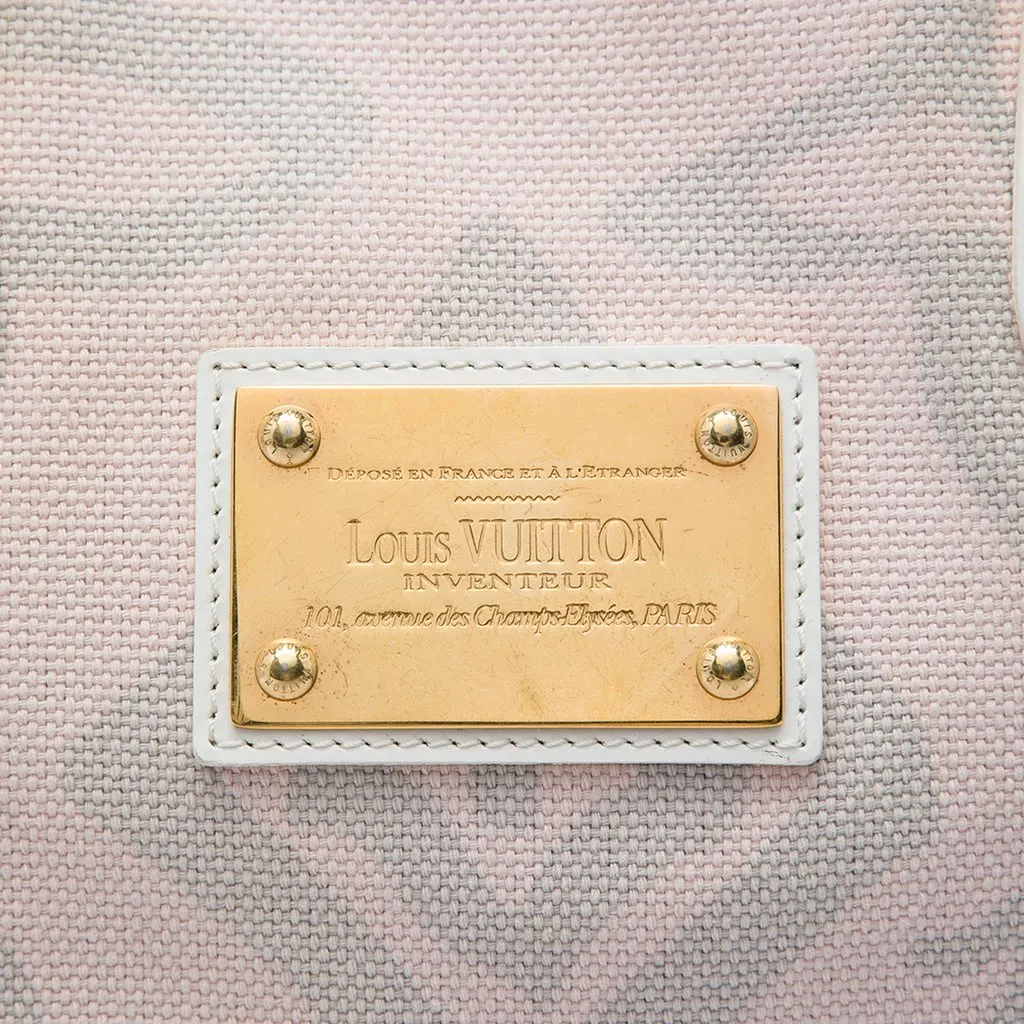 Louis Vuitton Monogram Tahitienne Cabas PM Pink Very good - Box View