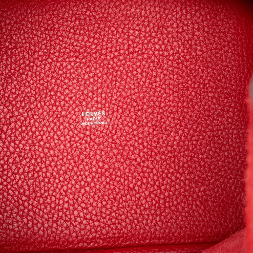 Hermès Clemence Picotin Lock 22 Red Leather Very good - Model View