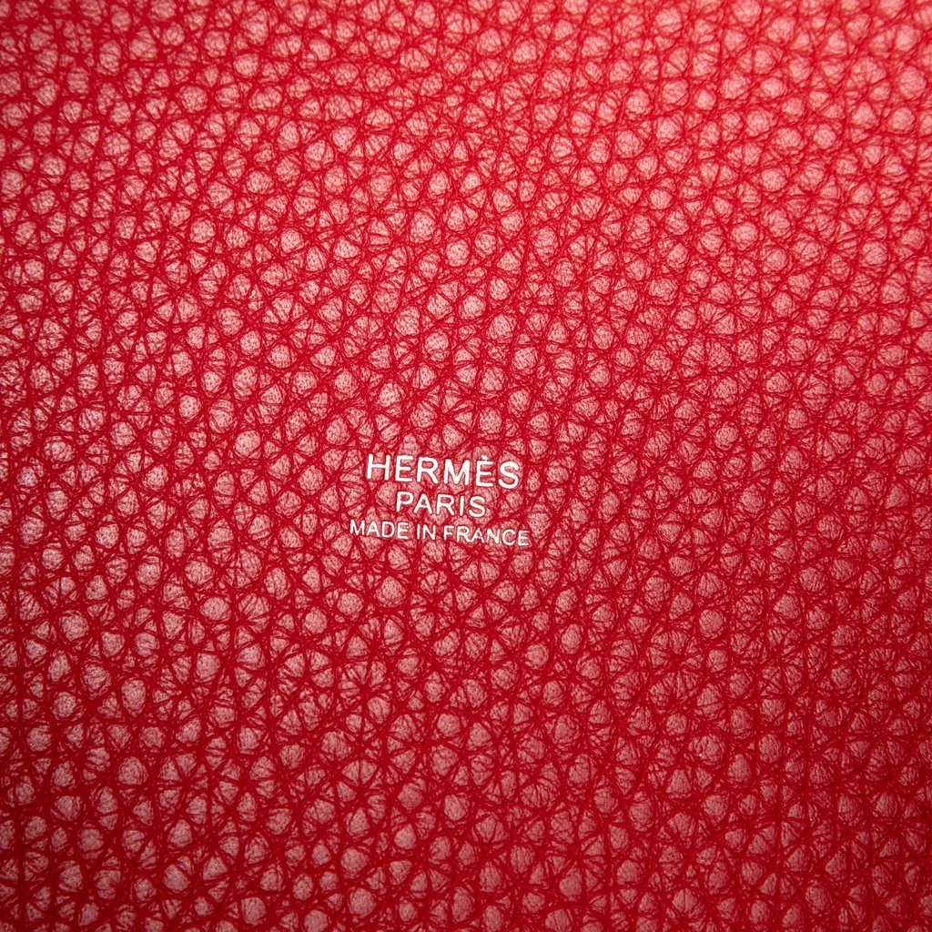 Hermès Clemence Picotin Lock 22 Red Leather Very good - Box View
