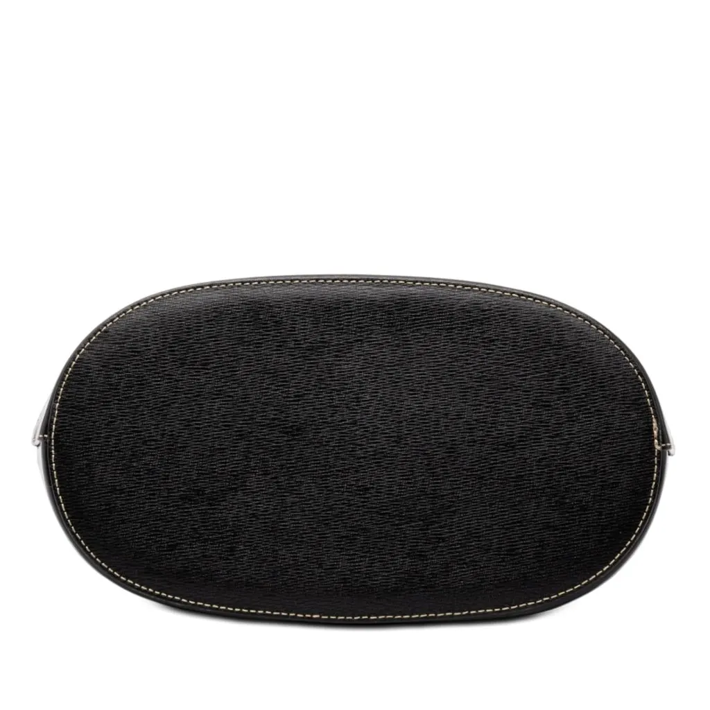 Burberry Leather Shoulder Bag Black Leather Good - Inside View