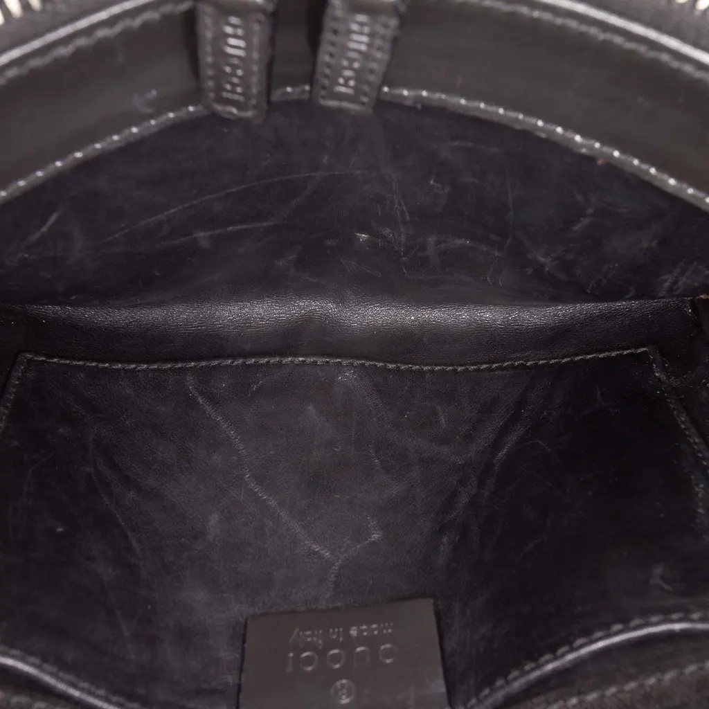Gucci Patent Leather Shoulder Bag Purple Leather Very good - Model View