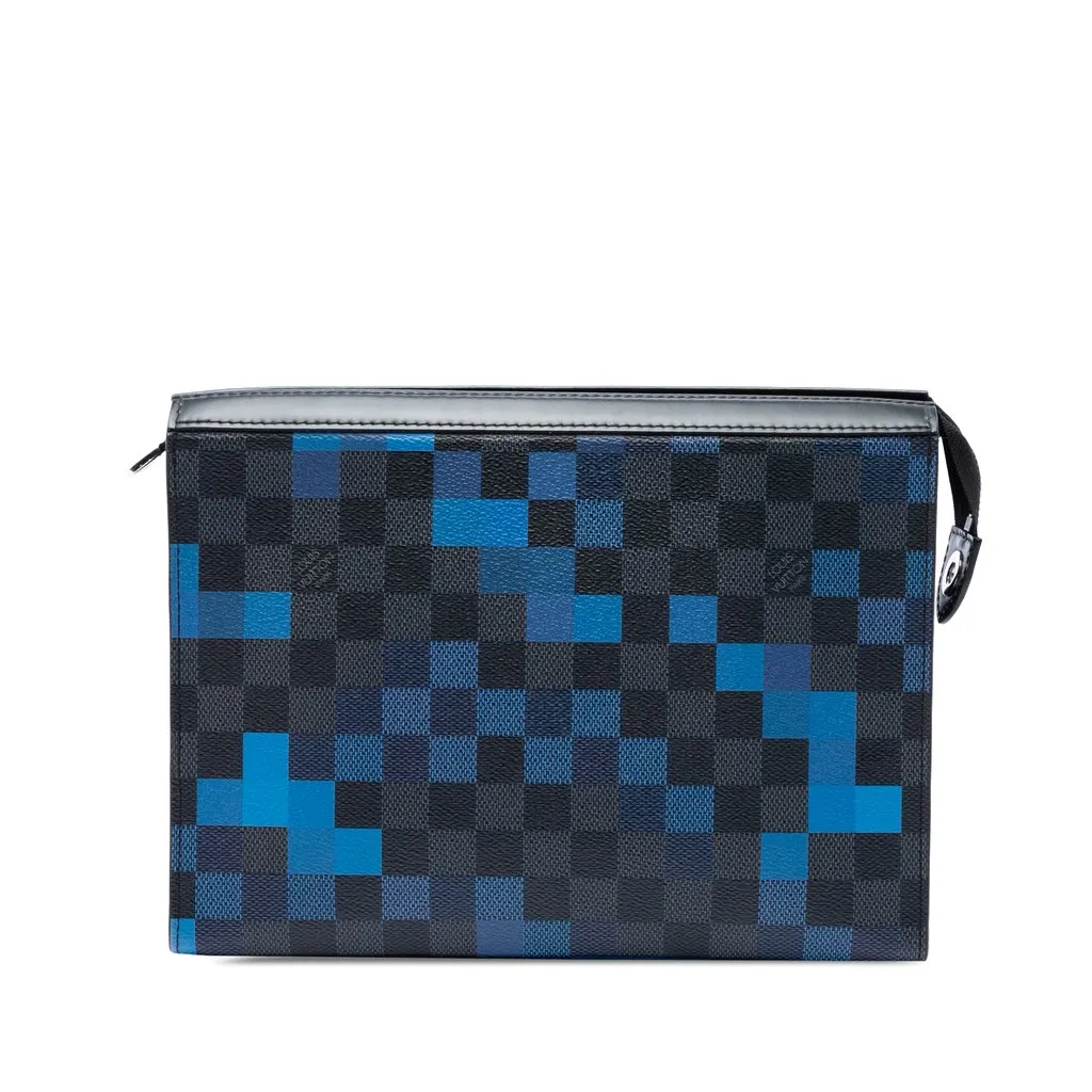 Louis Vuitton Damier Graphite Pixel Pochette Voyage MM MultiColor Very good - Front View