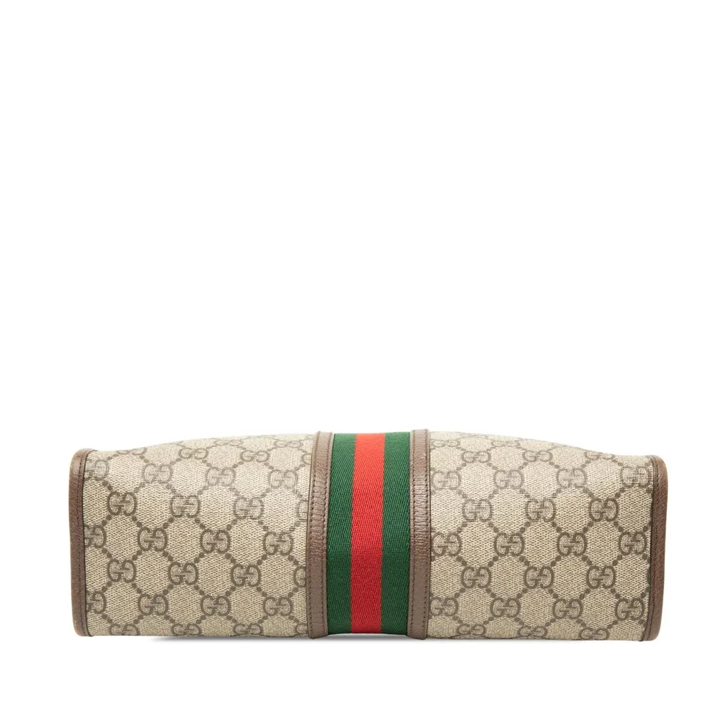 Gucci GG Supreme Web Ophidia Clutch Beige Canvas Very good - Inside View