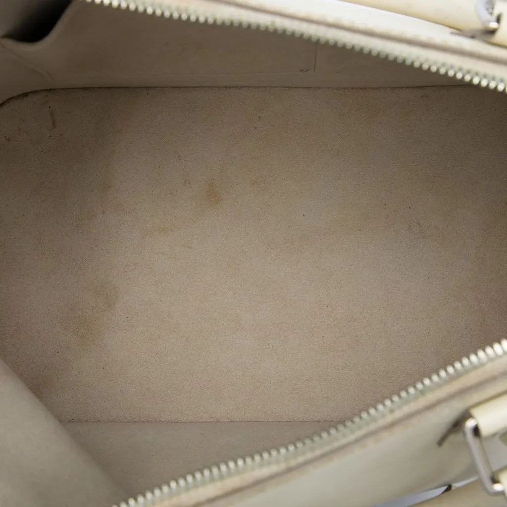 Louis Vuitton Epi Alma PM White Leather Very good - Model View