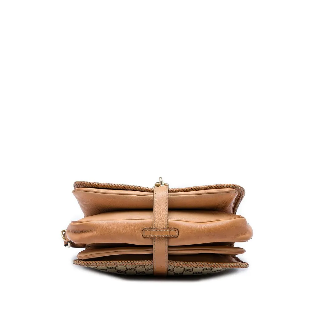 Gucci GG Canvas Marrakech Crossbody Beige Very good - Inside View
