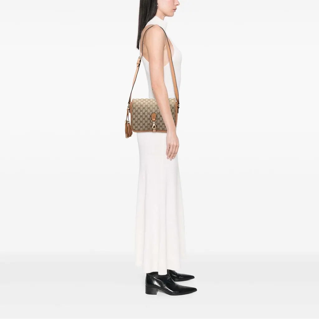 Gucci GG Canvas Marrakech Crossbody Beige Very good - Box View