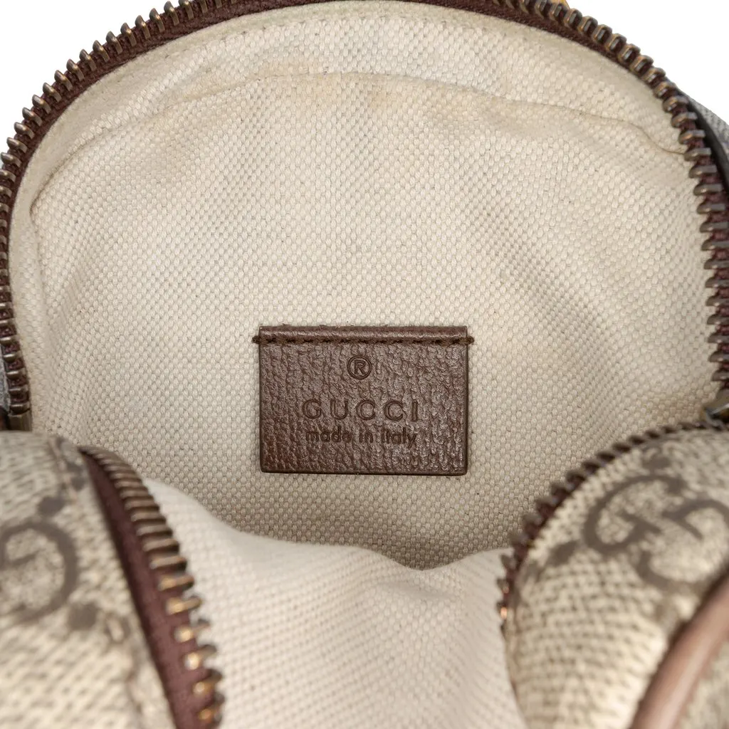 Gucci Mini GG Supreme Neo Vintage Satchel Beige Very good - Box View