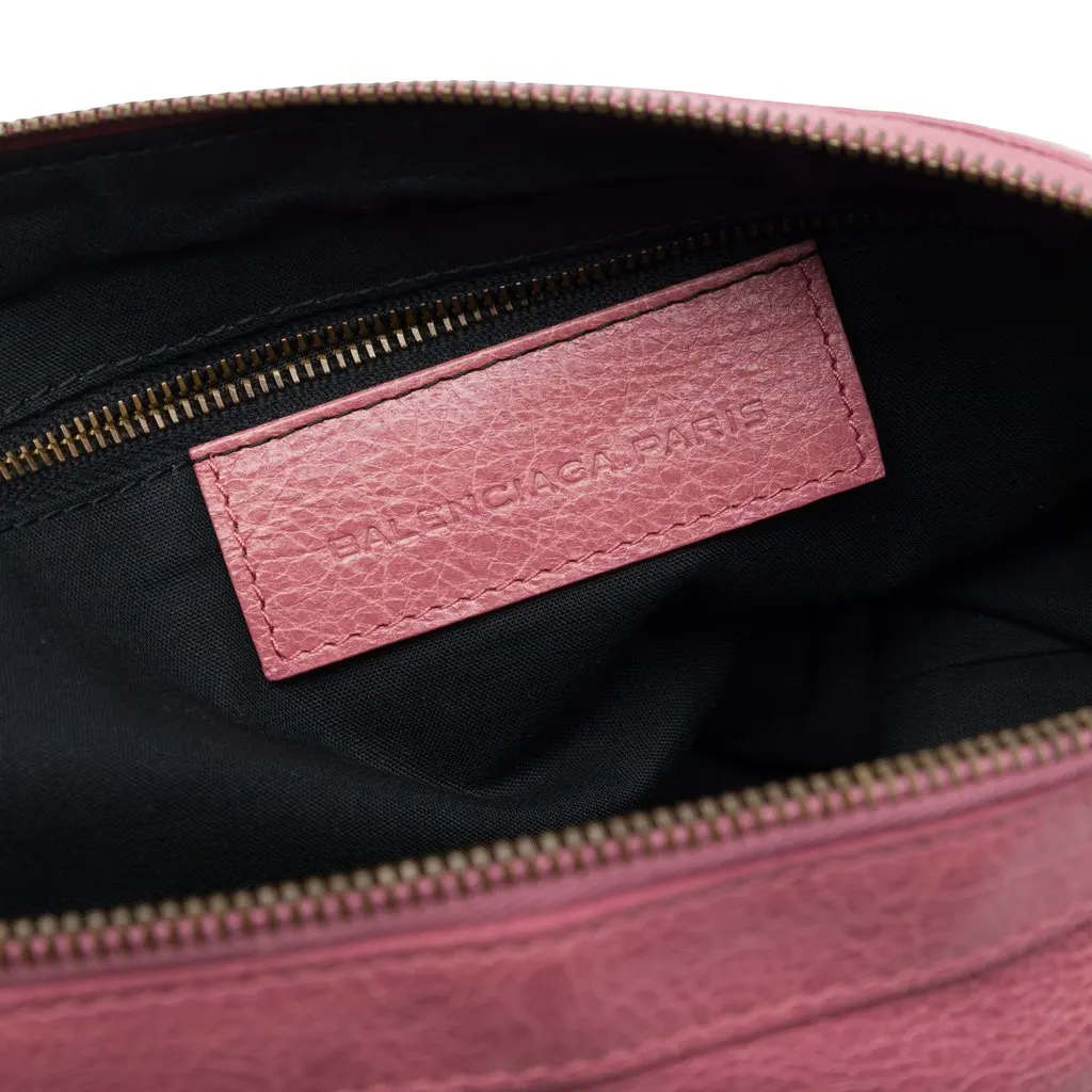 Balenciaga Lambskin Motocross Classic Day Hobo Pink Leather Very good - Box View