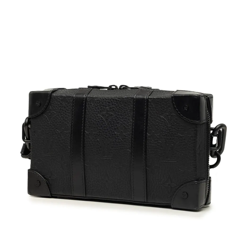 Louis Vuitton Monogram Taurillon Soft Trunk Wallet Black Leather Very good - Back View