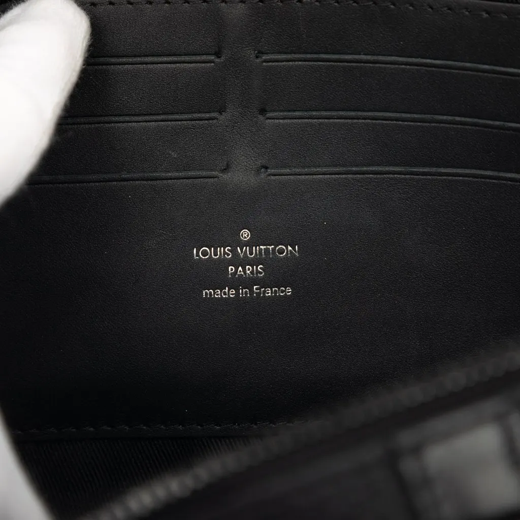 Louis Vuitton Monogram Taurillon Soft Trunk Wallet Black Leather Very good - Box View