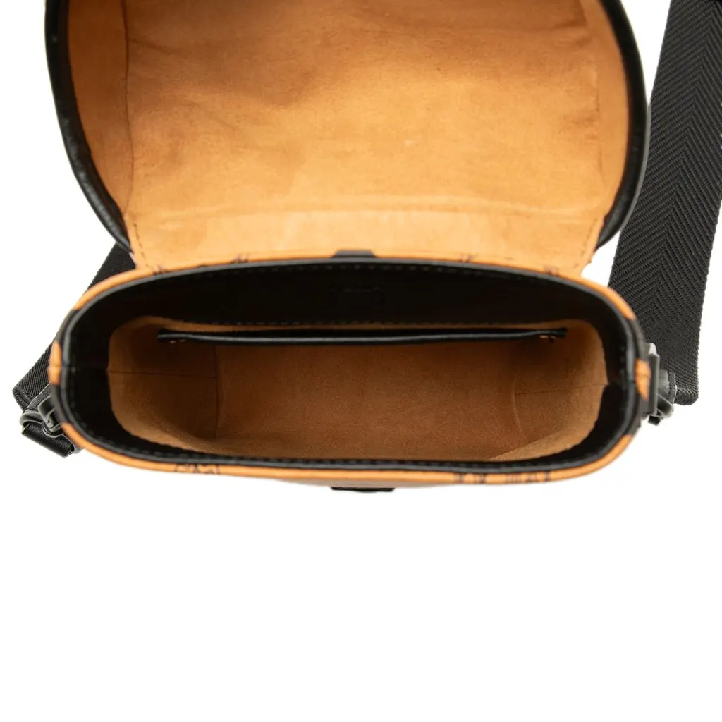 MCM Visetos Coated Canvas Aren NS Crossbody Brown Canvas Very good - Model View