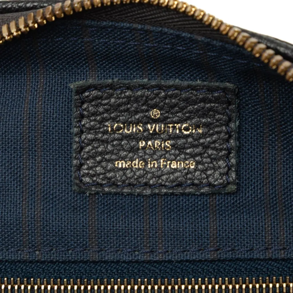 Louis Vuitton Monogram Empreinte Speedy Bandouliere 25 Blue Leather Good - Box View