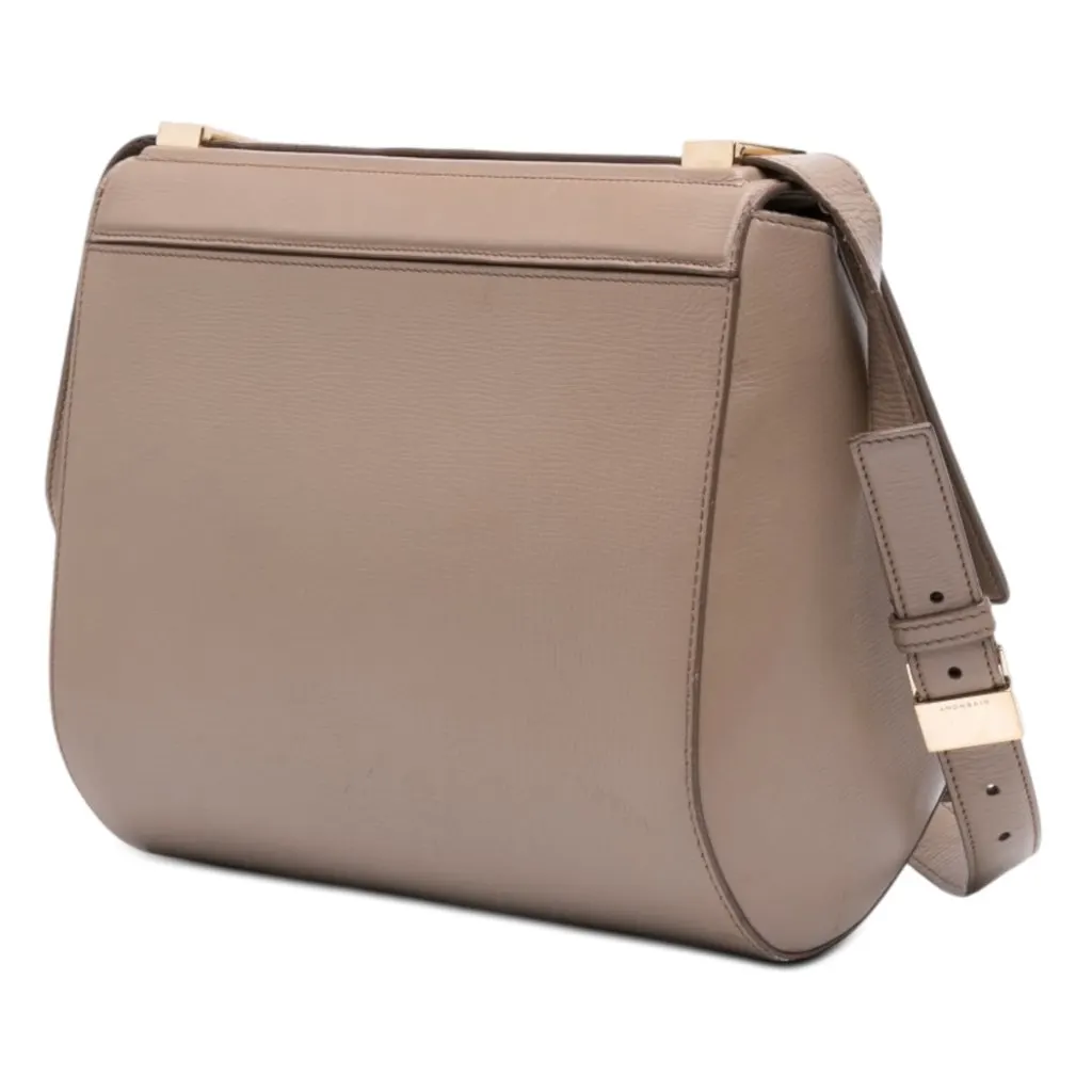 Givenchy Medium Grained Calfskin Pandora Box Crossbody Brown Leather Very good - Back View