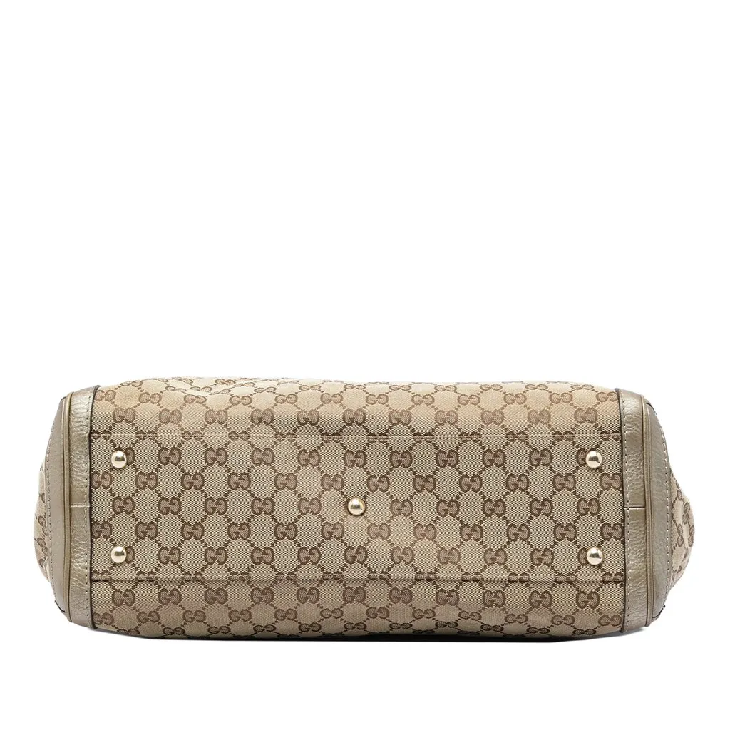 Gucci GG Canvas Bella Tote Beige Very good - Inside View