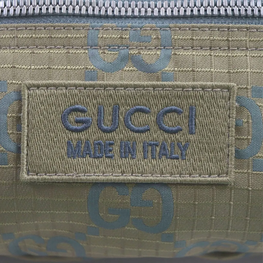 Gucci GG Ripstop Nylon Belt Bag Brown Very good - Box View