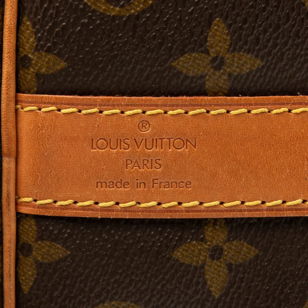Louis Vuitton Monogram Keepall Bandouliere 50 Brown Canvas Good - Box View