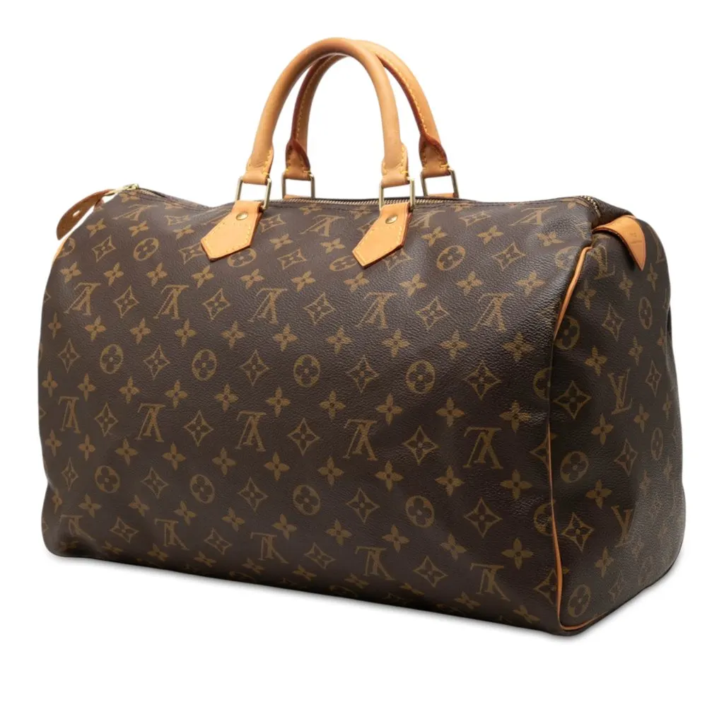 Louis Vuitton Monogram Speedy 40 Brown Canvas Very good - Back View