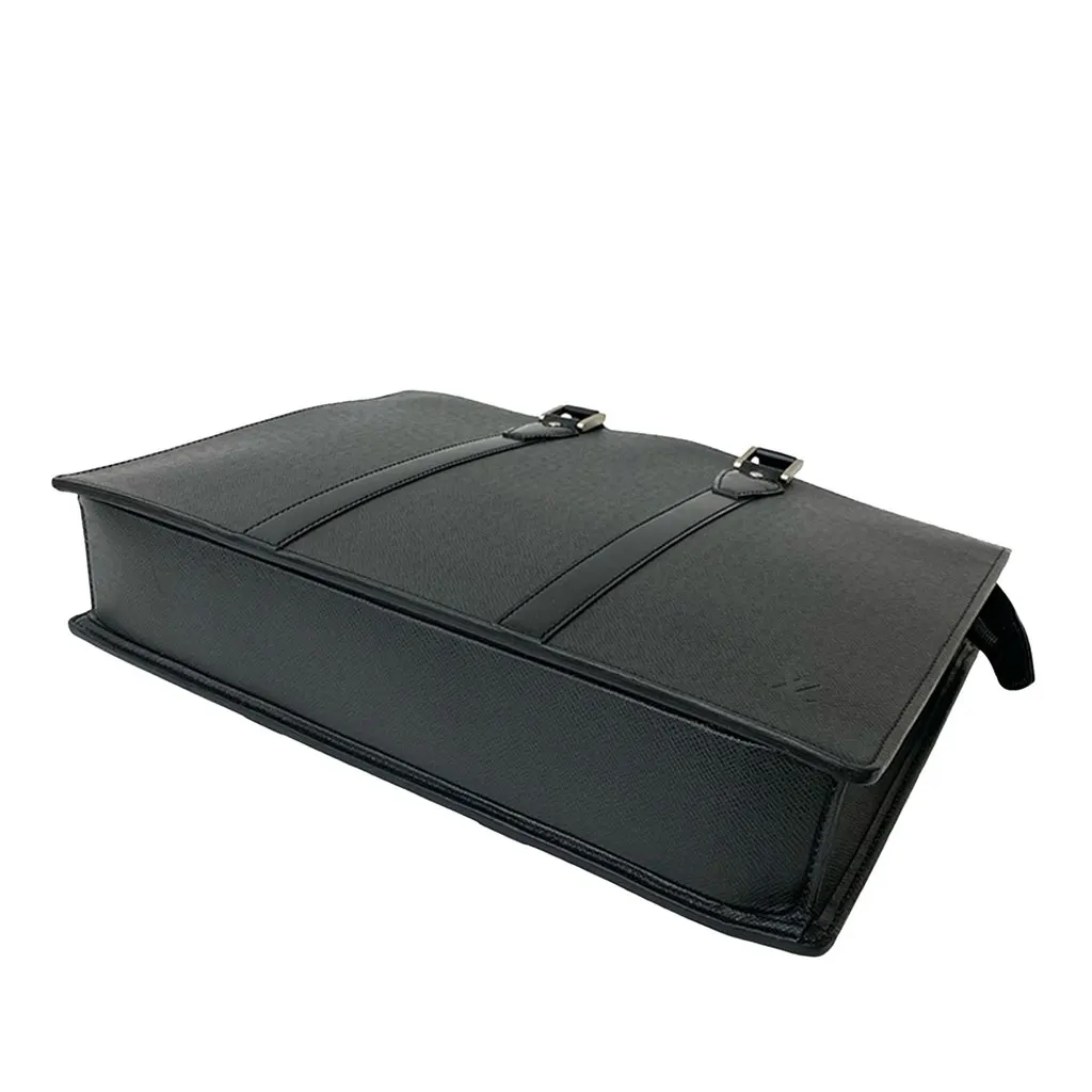 Louis Vuitton Taiga Lozan Black Leather Very good - Inside View