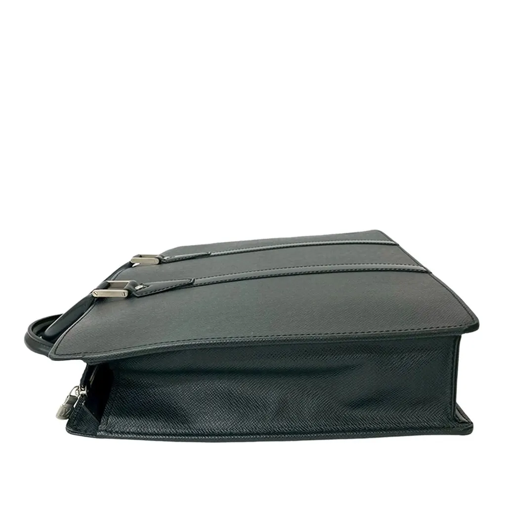 Louis Vuitton Taiga Lozan Black Leather Very good - Box View