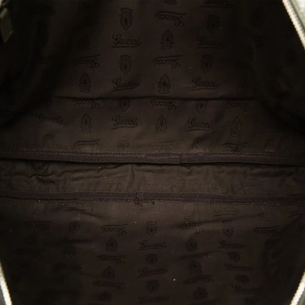 Gucci GG Imprime Business Bag Green Very good - Model View