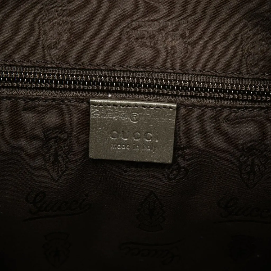 Gucci GG Imprime Business Bag Green Very good - Box View