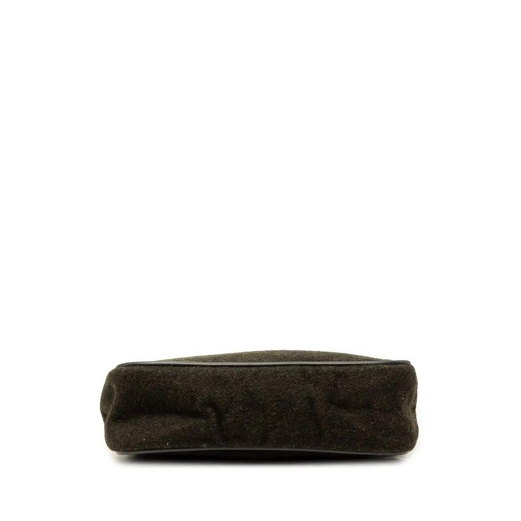Prada Sports Line Wool Handbag Brown Very good - Inside View
