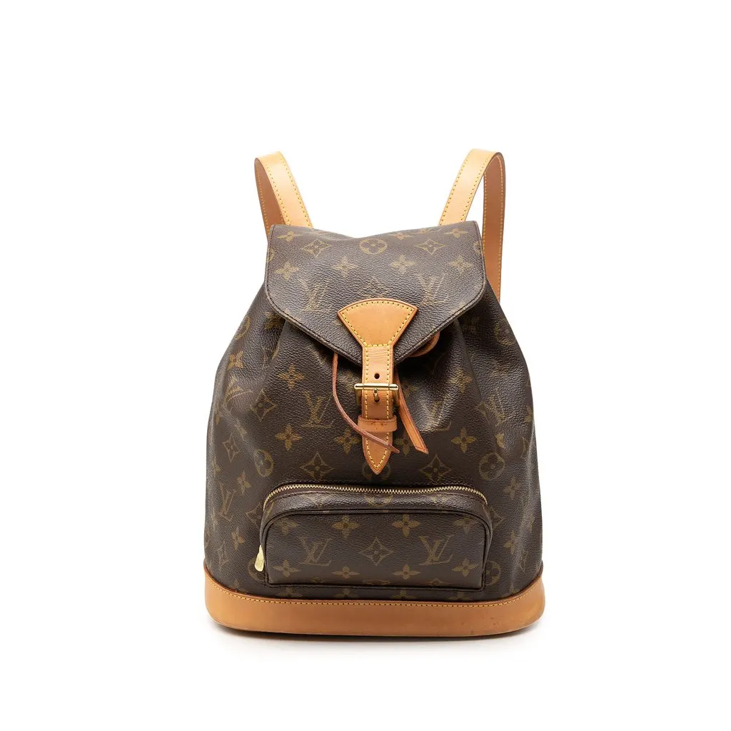 Louis Vuitton Monogram Montsouris MM Brown Very good - Front View