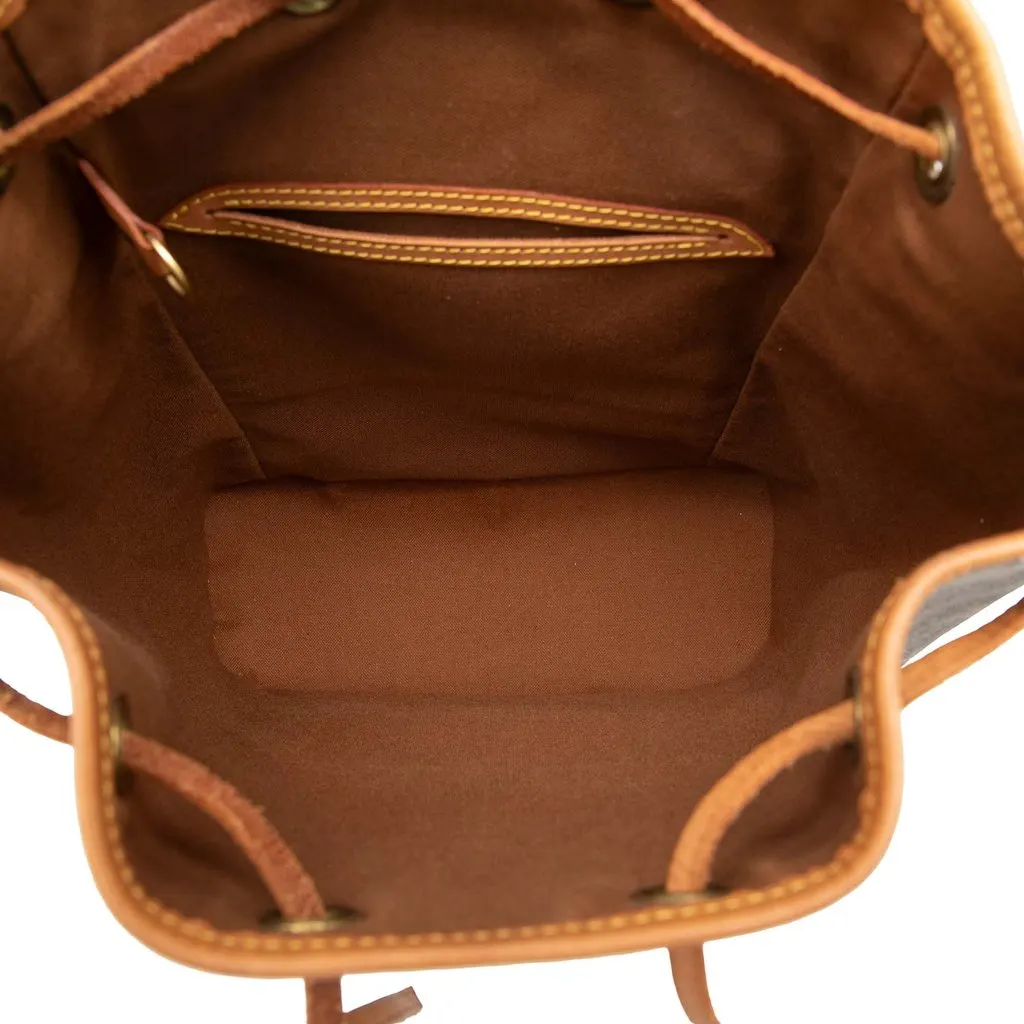 Louis Vuitton Monogram Montsouris MM Brown Very good - Model View