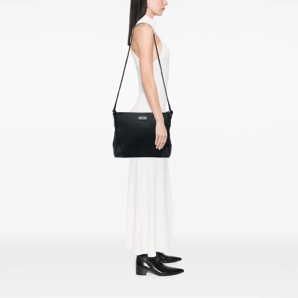 Gucci GG Canvas Joy Messenger Bag Black Canvas Good - Box View