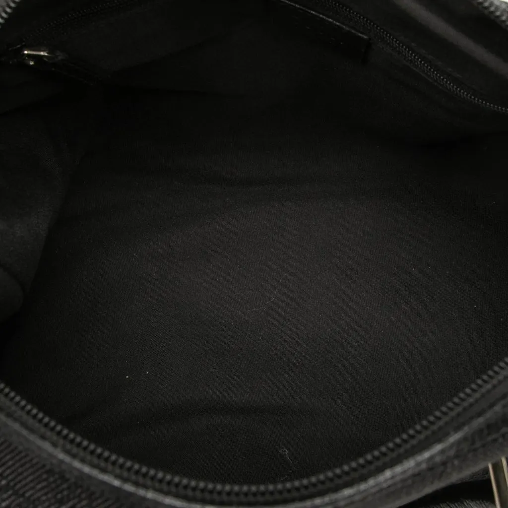 Gucci GG Canvas Boston Bag Black Canvas Good - Model View