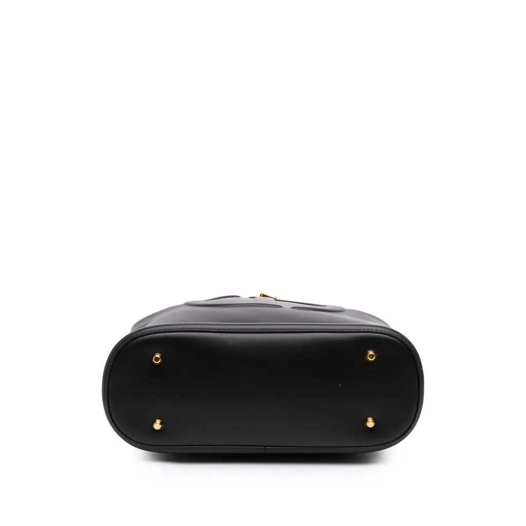 Dior Medium Calfskin Cest Dior Bucket Bag Black Leather Very good - Inside View