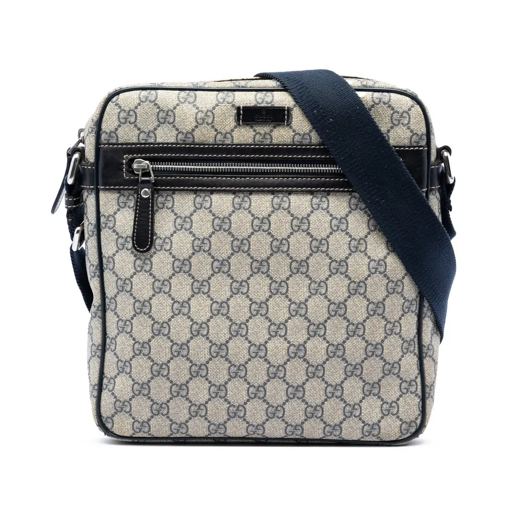 Gucci GG Supreme Crossbody Beige Very good - Front View