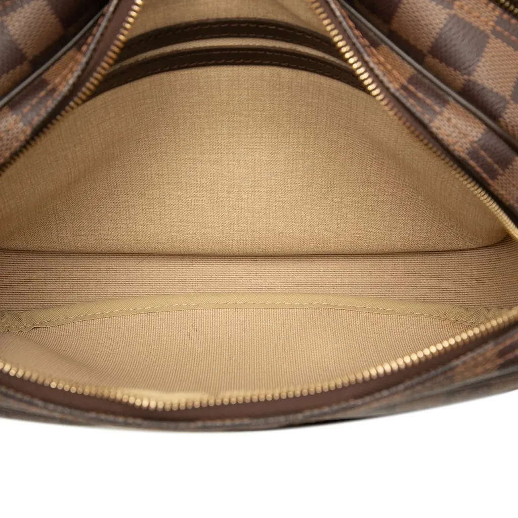 Louis Vuitton Damier Ebene Reporter PM Brown Very good - Model View