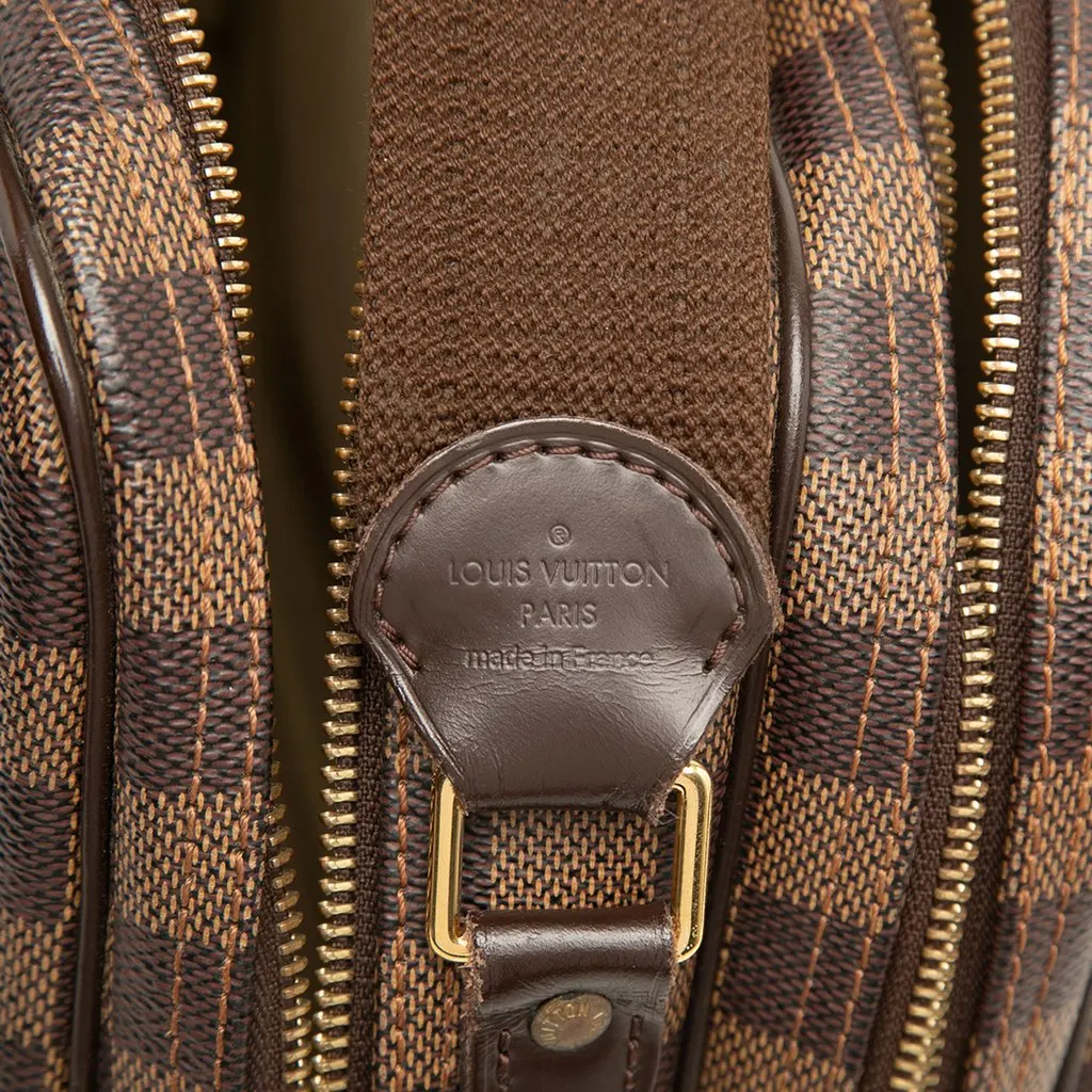 Louis Vuitton Damier Ebene Reporter PM Brown Very good - Box View