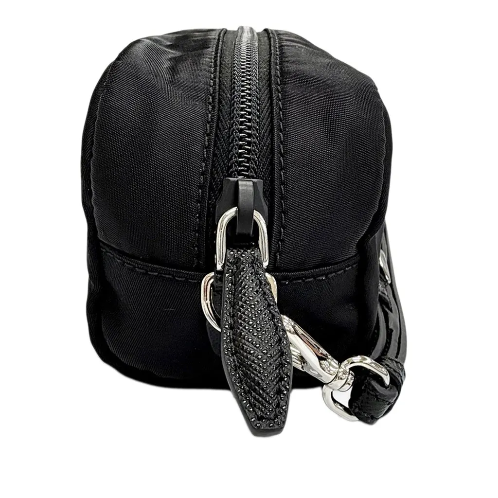 Prada Mini Re Nylon Pouch Black Very good - Back View