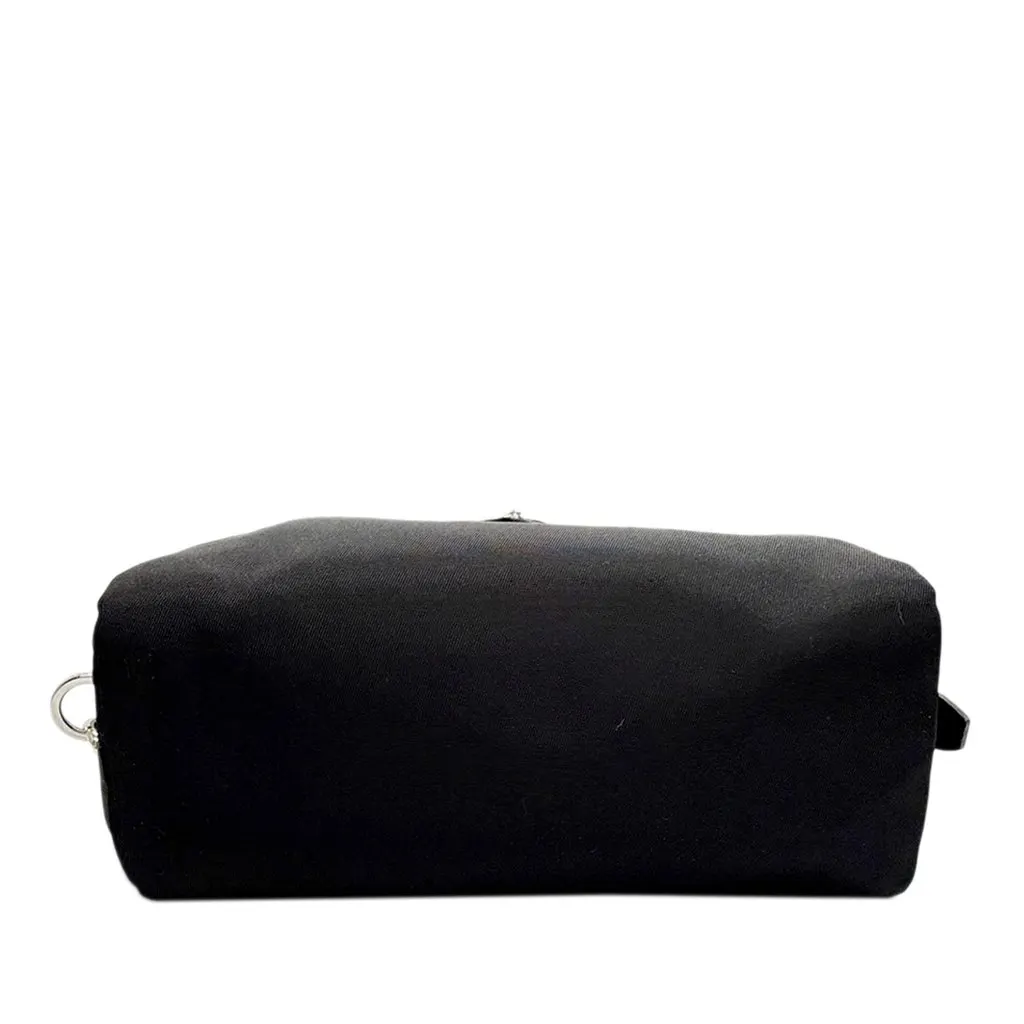 Prada Mini Re Nylon Pouch Black Very good - Model View