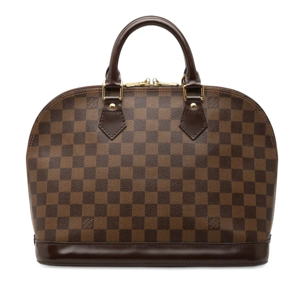 Louis Vuitton Damier Ebene Alma PM Brown Canvas Very good - Front View