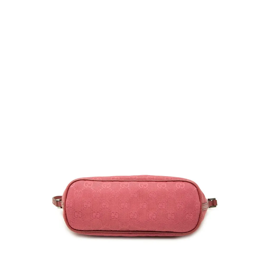 Gucci GG Canvas Boat Pink Canvas Good - Inside View