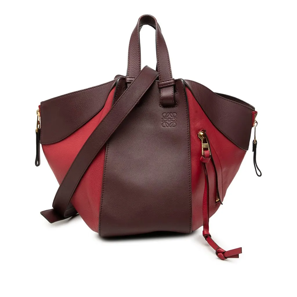 Loewe Small Bicolor Calfskin Hammock Bag