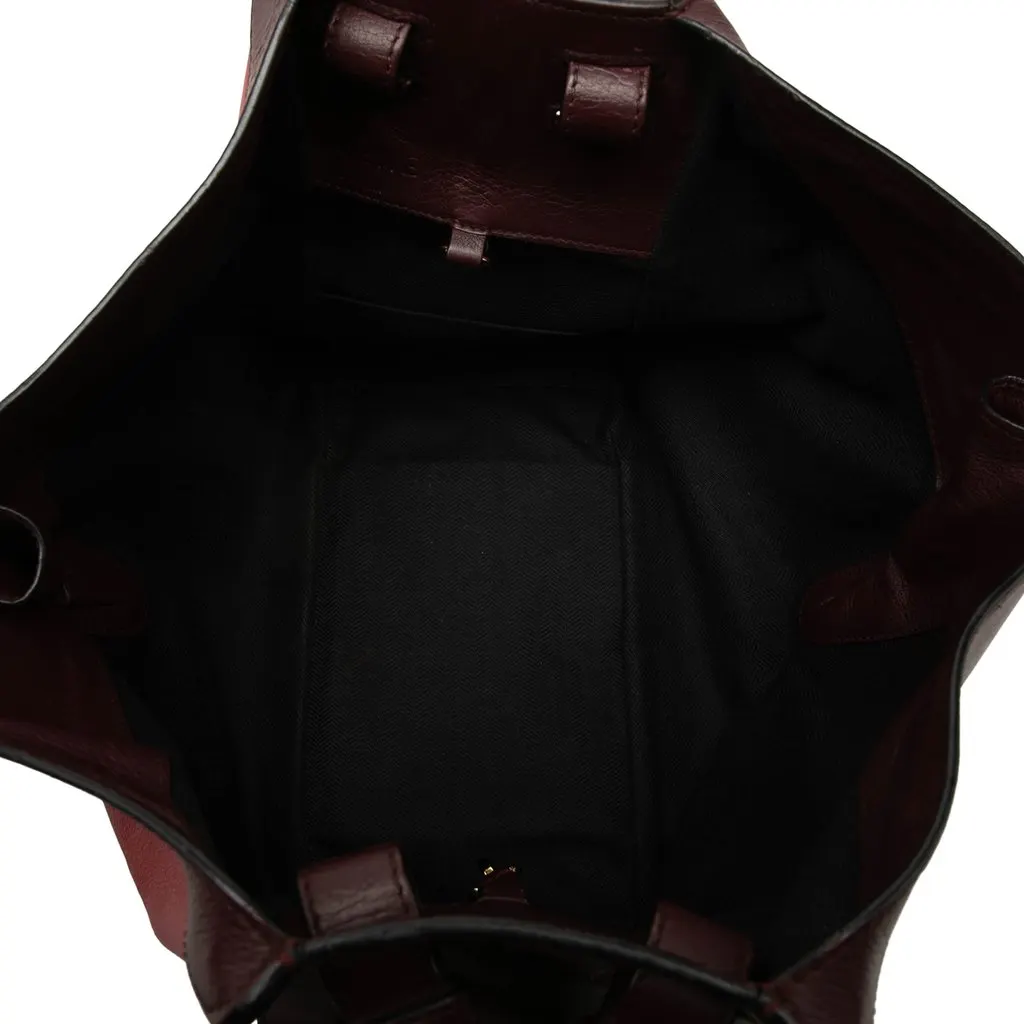 Loewe Small Bicolor Calfskin Hammock Bag Red Leather Very good - Model View