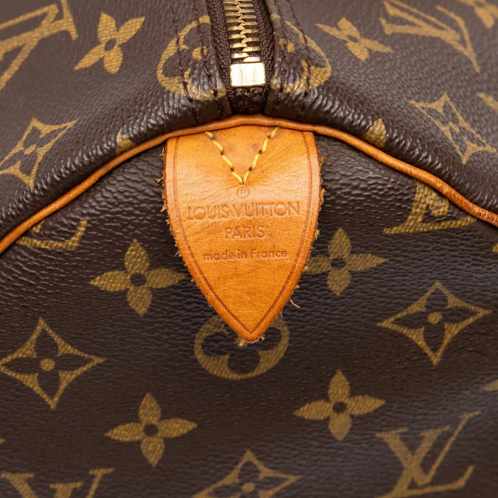 Louis Vuitton Monogram Speedy 35 Brown Canvas Good - Box View