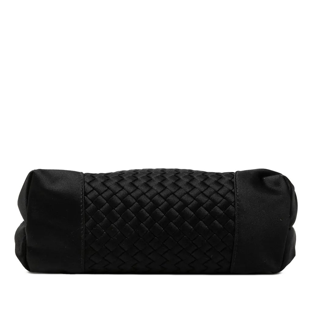 Bottega Veneta Mini Satin Intrecciato Tote Black Very good - Inside View