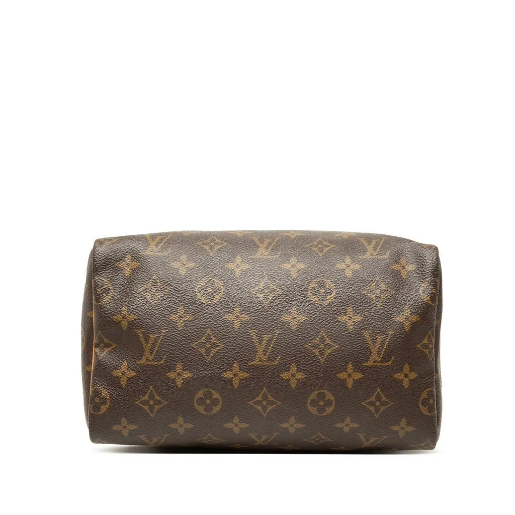 Louis Vuitton Monogram Speedy 25 Brown Good - Inside View