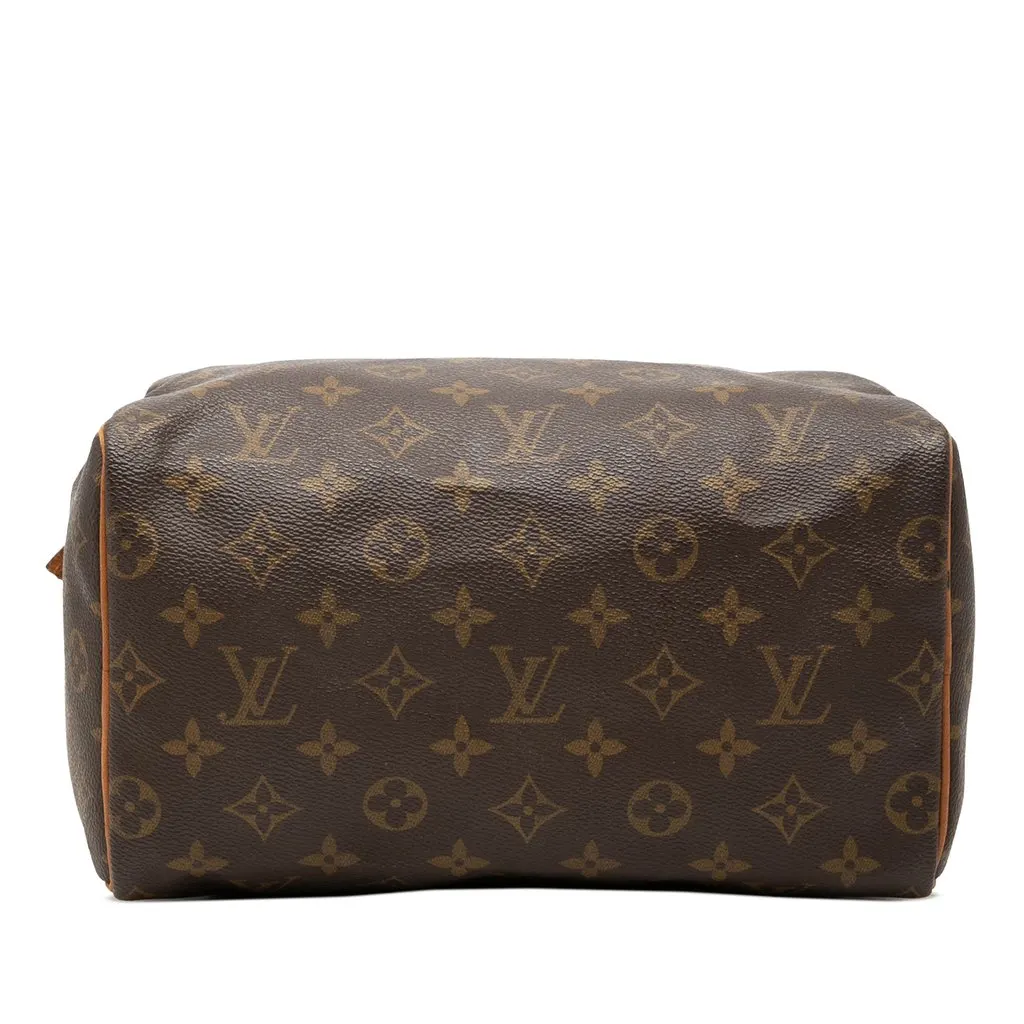 Louis Vuitton Monogram Speedy 25 Brown Canvas Good - Inside View