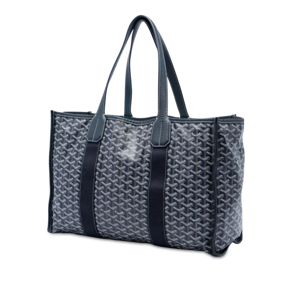 Goyard Goyardine Villette MM Blue Very good - Back View