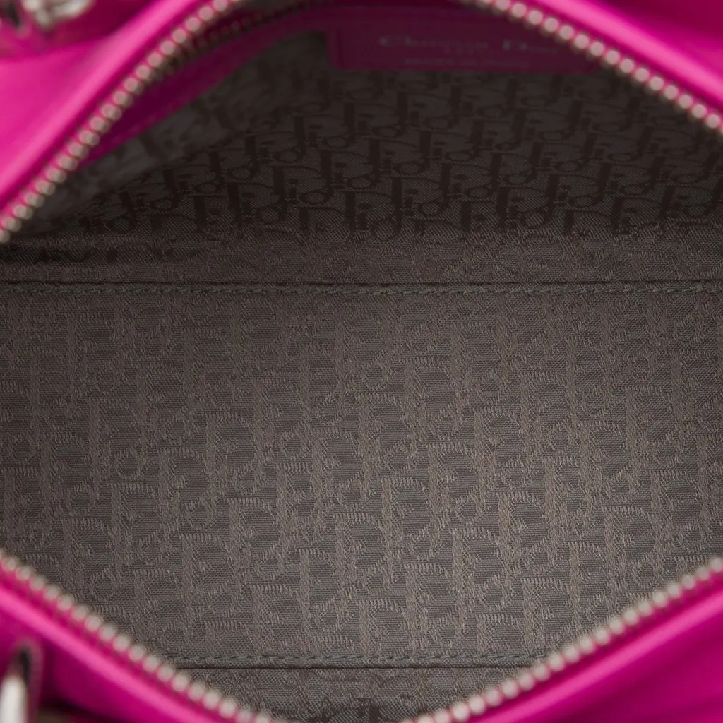 Dior Medium Lambskin Cannage Lady Dior Pink Leather Very good - Model View