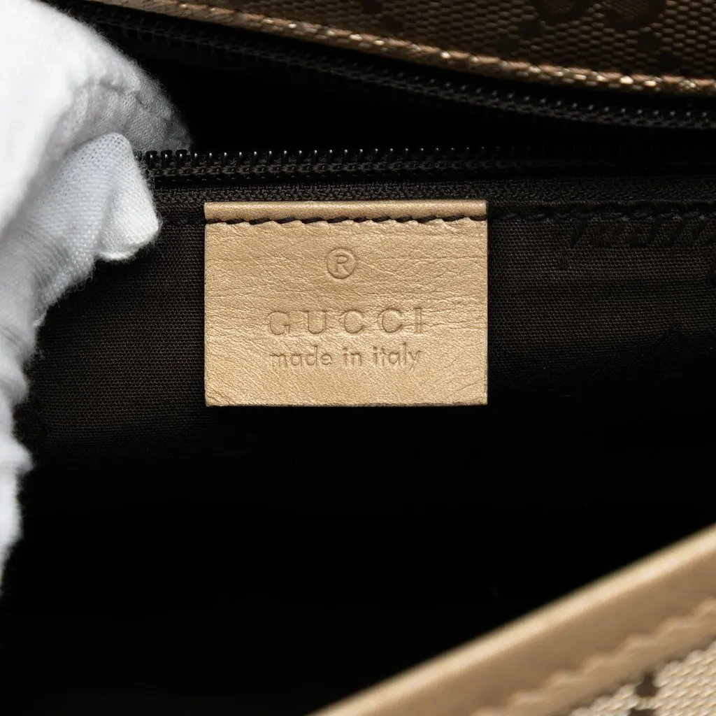 Gucci GG Imprime Crossbody Gold Very good - Box View