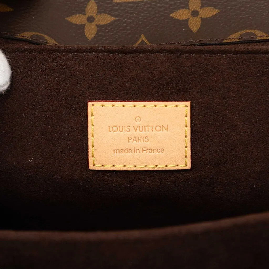 Louis Vuitton Monogram Pochette Metis Brown Very good - Box View