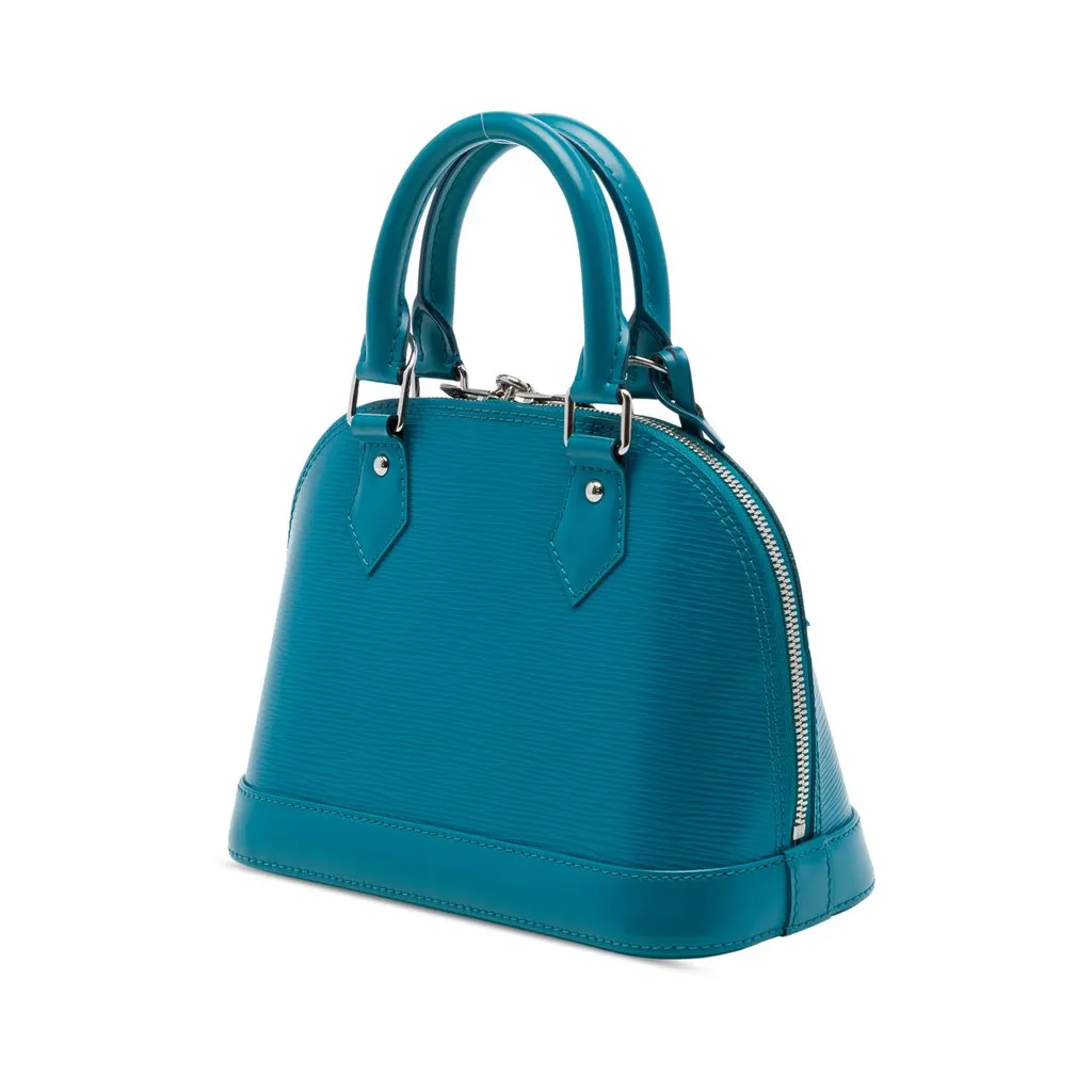 Louis Vuitton Epi Alma BB Blue Leather Very good - Back View